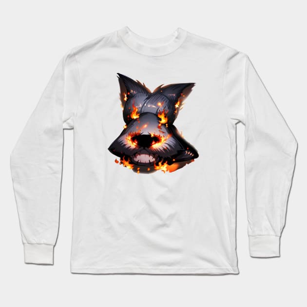 Devil Dogger Long Sleeve T-Shirt by L'Appel du Vide Designs by Danielle Canonico